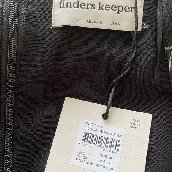 BNKR calypso ss mini dress black fruit bowl - Picture 4 of 6
